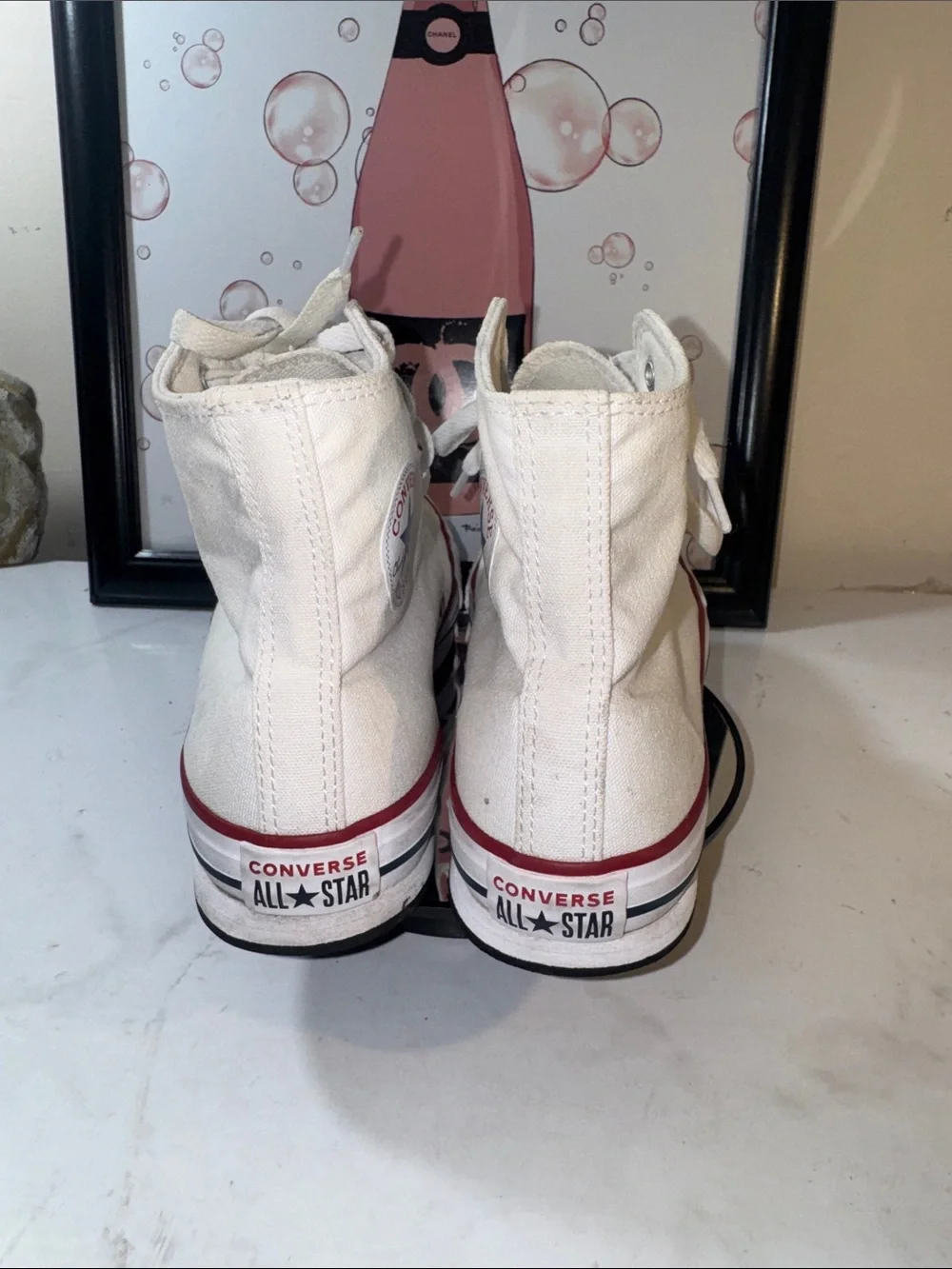 Converse Chuck Taylor All Star High-Top Platform Sneakers - Kids Size 5.5